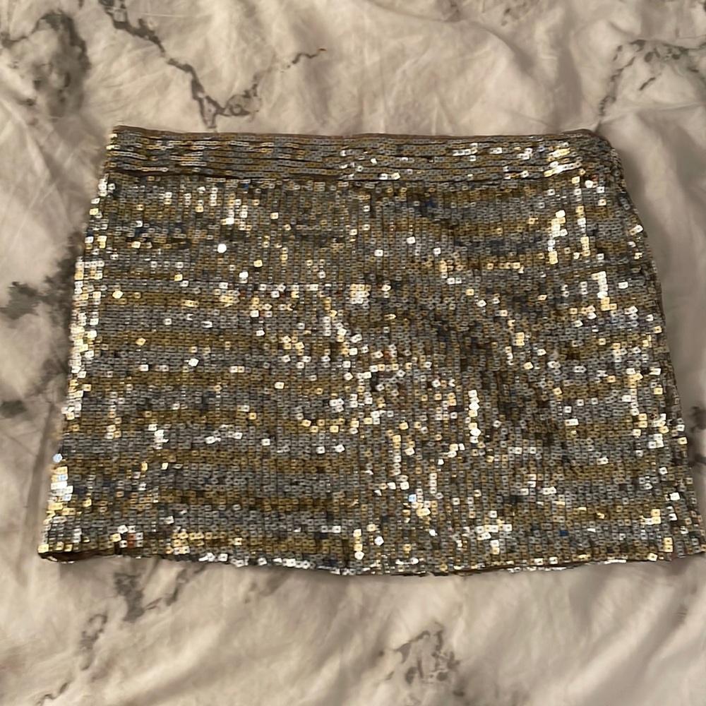 Abercrombie sequin mini skirt